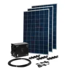                  Комплект Teplocom Solar-1500+Солнечная панель 250Вт х3 кабель 10 м MC4 коннекторы | 2425 | Бастион
               