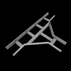 Отвод Т-образный лестничный 50х300 | LTD50*300*1.5 | КМ-профиль