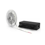 Лента светодиодная LED 2835/240-SMD 14.4 Вт/м 1600 лм/м 4000К DC 12В IP20 8мм комплект лента и драйвер (блистер 5м) Basic Gauss