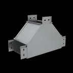 Т-отвод вертикальный вверх 50х50 мм "ПЛЮС" INOX304 | TDNplus50-50 INOX304 | КМ - профиль