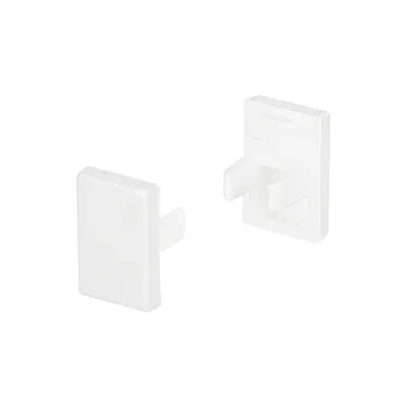 Заглушка SL-MINI-8-H12 WHITE глухая (пластик)