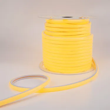 Гибкий неон LED SMD, форма – D, 16х16 мм, желтый, 144 LED/м, 50 м