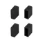 Заглушка WPH-FLEX-0612-SIDE BLACK глухая (Arlight, Силикон)