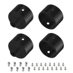 Заглушка WPH-FLEX-D22-360deg BLACK ALU с отверстием (ARL, металл)