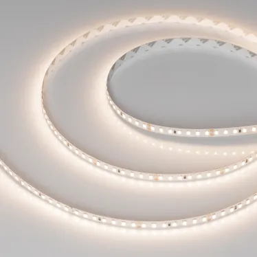 Лента UL-A140-8mm 24V Warm3500 (5 W/m, IP20, 5m) (Arlight, 7 лет)