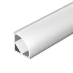 Профиль с экраном ARH-KANT-H16-2000 ANOD+OPAL (Алюминий)