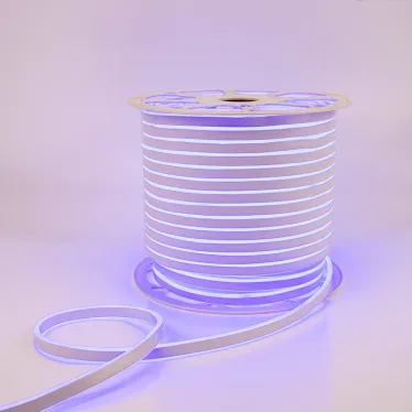 Гибкий неон LED SMD 8х16 мм, двухсторонний, синий, 120 LED/м, 100 м