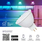 Умная лампа GU5.3 EKF Connect RGBW
