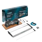 Стусло прецизионное, двухплоскостное, пила - 600 мм, 2 прижимн. струбцины, огранич. упор