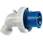 Вилка моб.угл. 16А 2К+З 230В IP67 | 056503 | Legrand