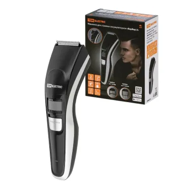 Машинка для стрижки аккумуляторная "Барбер 2", 2 регулируемых гребня (1-10 мм и 11-20 мм), | SQ4016-0002 | TDM