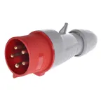                  Прямая вилка - P17 Tempra Pro - IP 44 - 380/415 В~ - 32 A - 3К+Н+З
               