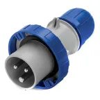 Вилка кабельная с безвинтовыми клеммами IP67 32A 2P+E 230В | DIS2183233F | DKC