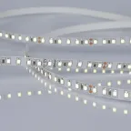 Гибкая светодиодная лента на самоклеящейся основе. ULS-2835-120LED/m-8mm-IP20-DC24V-9,6W/m-5M-6500K Катушка 5 м. в герметичной упаковке. Дневной белый свет (6500K). ТМ Uniel.