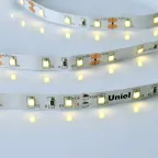 Лента светодиодная нейтральный свет 4000К ULS-M11-2835-60LED/m-8mm-IP20-DC12V-4,8W/m-5M-4000K PROFI | UL-00004357 | Uniel