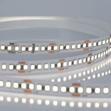 Гибкая светодиодная лента на самоклеящейся основе. ULS-2835-180LED/m-10mm-IP20-DC24V-17W/m-5M-4000K Катушка 5м. в герметичной упаковке. Белый свет(4000К). ТМ Uniel