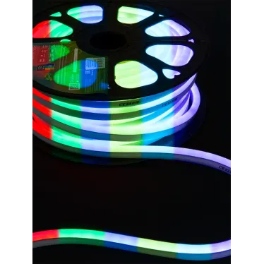 Гибкий неон SMD5050-60 LED/м-220 В-12 Вт/м -IP67-RGB (25м) | SQ0331-1515 | TDM