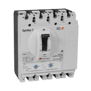 Выключатель автоматический OptiMat T250R TM 160A 3P