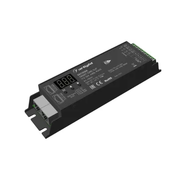 Декодер SMART-DMX-SUF (12-36V, 4x8A, RJ45) (, IP20 Металл, 5 лет)