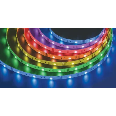 Лента светодиодная LEDх30/м 5м 7.2w/m 12в RGB