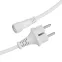 Шнур питания ARD-CLASSIC-ICEFALL-1.5м White (230V) (ARDCL, Закрытый)