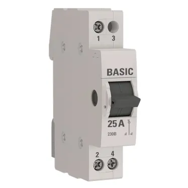 Переключатель трехпозиционный 1P 25А Basic