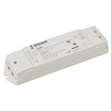 Диммер INTELLIGENT ARLIGHT SMART-PWM-103-72-RGB-PS-SUF Grey (12-48V, 3x6A, 2.4G) (IARL, IP20 Пластик, 5 лет)