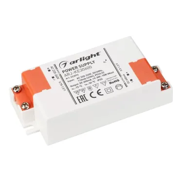 Блок питания ARJ-KE30600 (18W, 600mA, PFC) | 023076 | Arlight