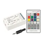 Аудиоконтроллер ARL-SOUND-RGB/RGBW (12-24V, 4x4A, RF ПДУ 24кн) (, IP20 Пластик, 3 года)