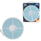 Лента гибкая светодиодная NEON ULS-N01-2835-120LED/m-6мм-IP67-DC12V-9W/m-5м-LIGHTBLUE катушка 5м в блистере голубой свет