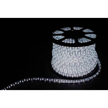 Дюралайт светодиодный 2W 100м 13мм 230V 36LED/м 1,44Вт/м (2м/отрез), 2 аксесс., белый 7000K/ LED-R2W | 26064 | FERON