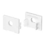 Заглушка SL-SLIM-H13M WHITE с отверстием (, Пластик)
