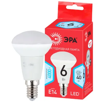 Лампа светодиодная / E14 6 Вт рефлектор нейтральный RED LINE LED R50-6W-840-E14 R Е14