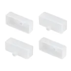 Заглушка WPH-FLEX-5025-TOP WHITE с отверстием (ARL, силикон)