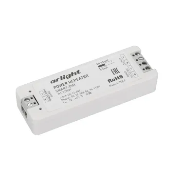 Усилитель SMART-DIM (12-24V, 1x8A) (ARL, IP20 Пластик, 5 лет)