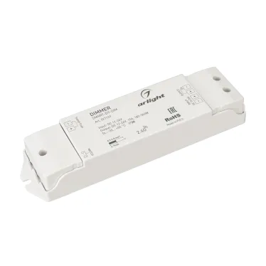 Диммер SMART-D9-DIM (12-24V, 1x15A, 2.4G) (ARL, IP20 Пластик, 5 лет)