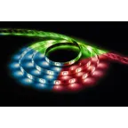                  Лента светодиодная LS607/ 30SMD(5050)/м 7.2Вт/м 12V 5000*10*3мм RGB ,IP65 | 27649 | FERON
               