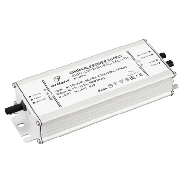 Блок питания ARPV-UH12150-PFC-DALI-PH (12V, 12.5A, 150W) | 025746 | Arlight