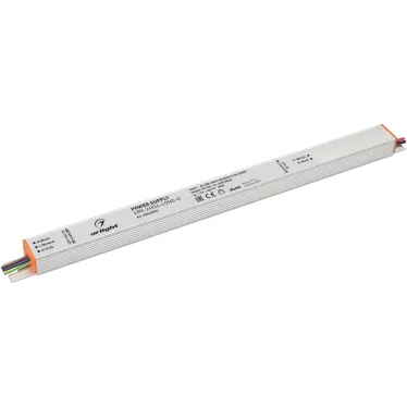 Блок питания ARV-24024-LONG-D (24V, 1A, 24W) (ARL, для светодиодных лент, IP20 металл, 3 года)