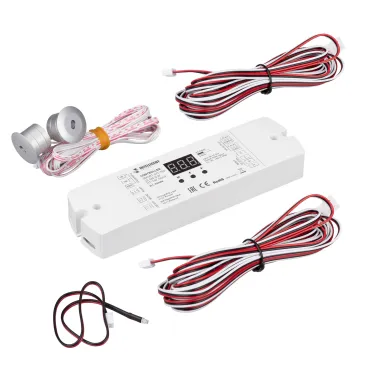 Контроллер лестничный INTELLIGENT ARLIGHT SMART-SPI-302-62-SH-SUF (12-24V, Stair) (IARL, IP20 пластик, 5 лет)