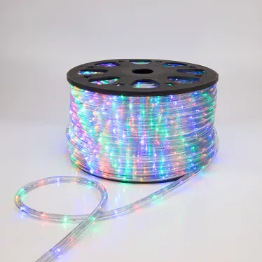Дюралайт LED, свечение с динамикой 3W - мульти RYGB, 24 LED/м, 100 м