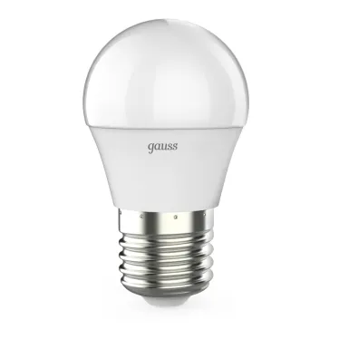 Лампа светодиодная LED 7 Вт 550 лм 4100К шар P45 нейтральный E27 AC 220В шаговое диммирование выключателем Black Gauss