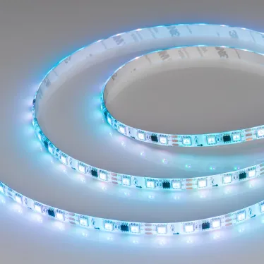 Лента герметичная SPI-SE-B60-10мм 12V RGB-PX3 (14.4 W/m, IP65, 5060, 5м) (бегущий огонь)