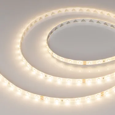 Лента герметичная RTW-SE-A60-8мм 24V Warm3000 (4.8 W/m, IP65, 2835, 5м) (-)
