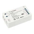                  Диммер ARL-SIRIUS-TUYA-WIFI-RGBW-SUF (12-24V, 4x4A, 2.4G) (Arlight, IP20 Пластик, 3 года) | 036361 | Arlight
               