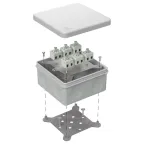 Коробка огнестойкая для о/п 40-0330-FR10.0-40 Е15-Е120 RAL9005 260х175х90 (7 шт/кор)