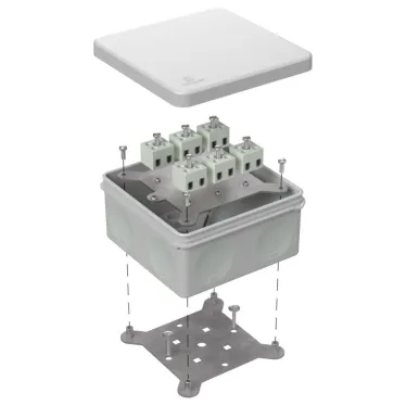 Коробка огнестойкая для о/п 40-0330-FR10.0-40 Е15-Е120 RAL9005 260х175х90 (7 шт/кор)