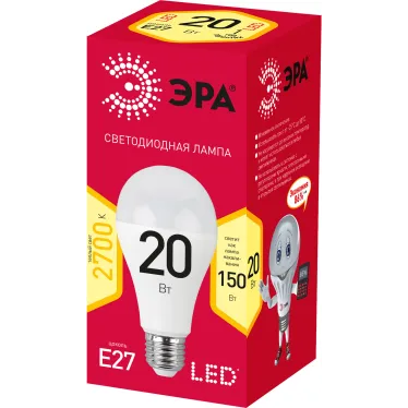 Лампа светодиодная RED LINE LED A65-20W-827-E27 R Е27 / E27 20 Вт груша теплый