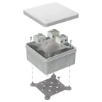 Коробка огнестойкая для о/п 40-0330-FR6.0-40 Е15-Е120 RAL7035 260х175х90 (7 шт/кор)