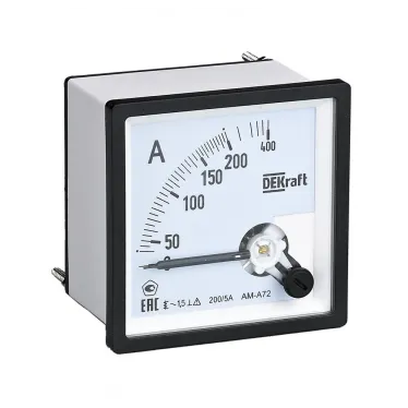 Амперметр аналоговый 100/5А AC 96х96мм КТ 1,5 трансформаторное подключение
